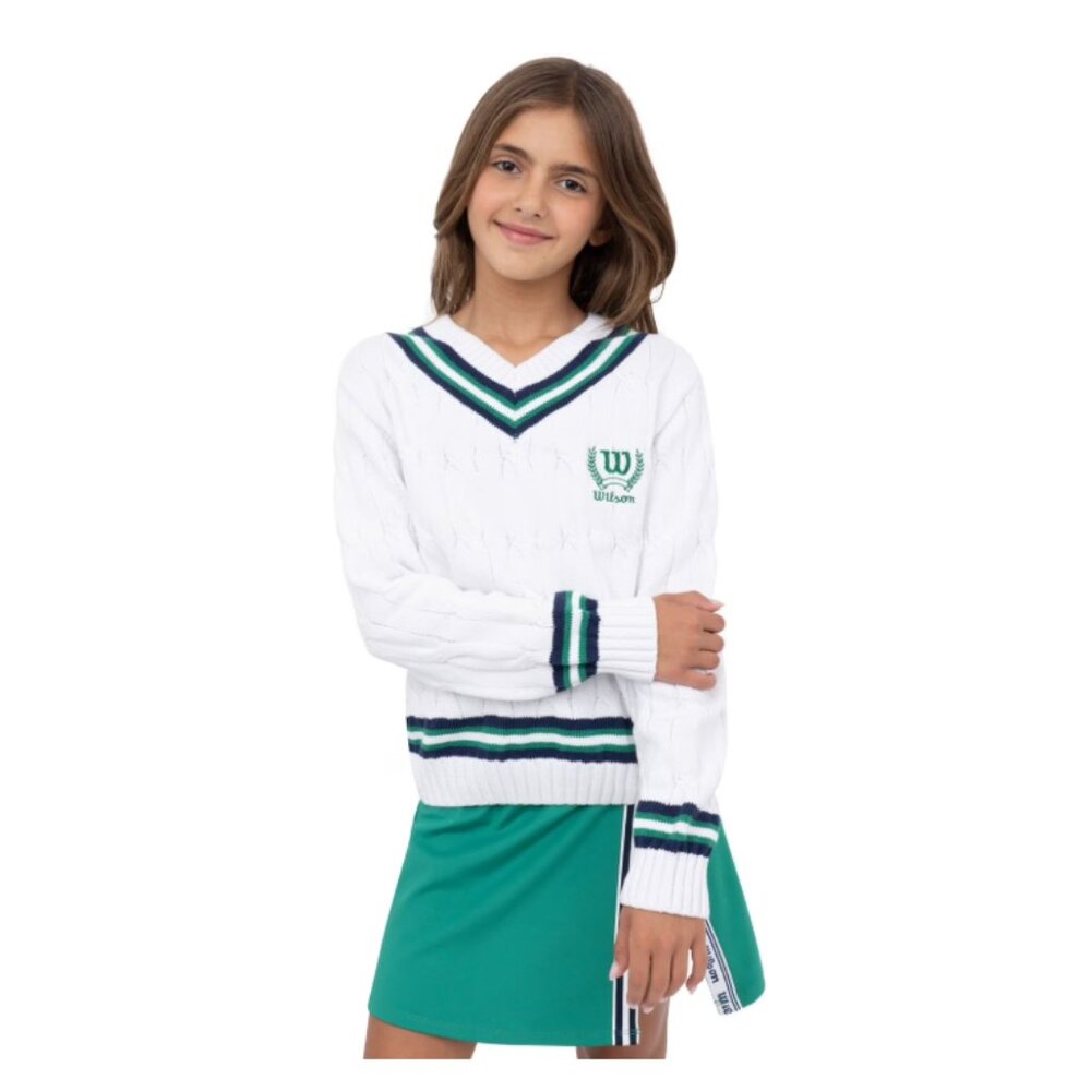 Wilson Girls V-Neck Sweater